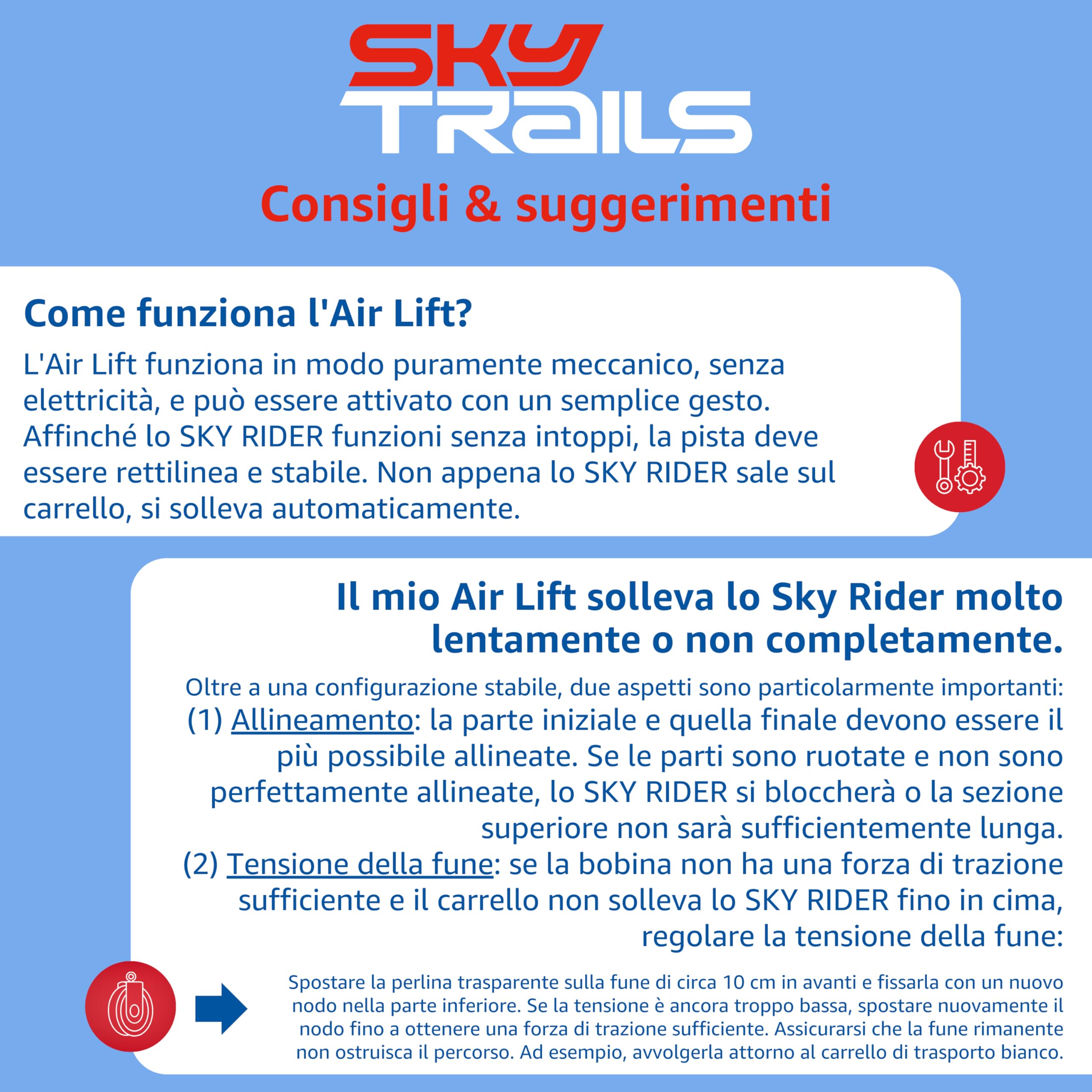 Sky Trails | Air Lift | Gioco di costruzione per altezze e percorsi emozionanti | Costruisci, decolla e vivi emozionanti avventure | Regalo perfetto per bambini dai 7 anni in su | 71970