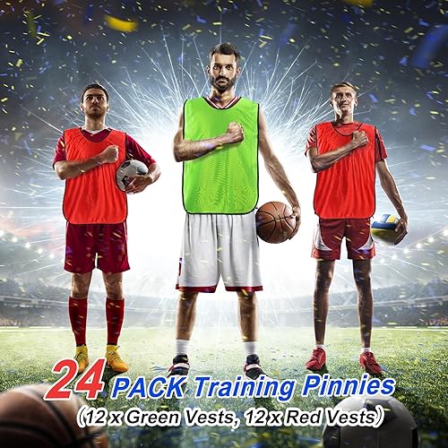 Miniatura 5 de PATIKIL Scrimmage - Chaleco de fútbol Pennies para entrenamiento de fútbol, deportes de equipo, pinnies camisetas de práctica de fútbol para adultos