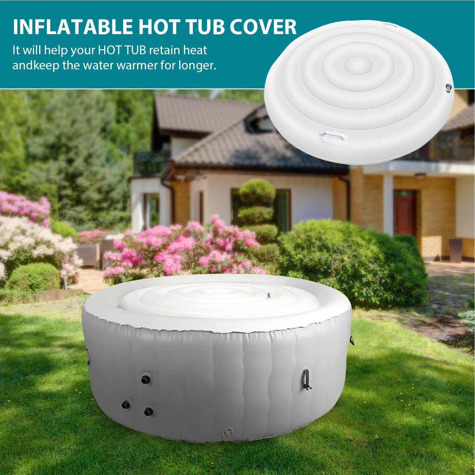 Cubierta Exterior para Hidromasaje Protector Impermeable Y Antiviento | de Repuesto para Hidromasaje Hoteles Villas Hostales Patios Propietarios Entusiastas Y Profesionales