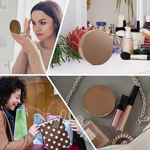 Miniatura 7 de FEISEDY Estuche para lentes de contacto, caja de lentes de contactos portátil de moda con pinzas de espejo, botella de solución para viaje B0072