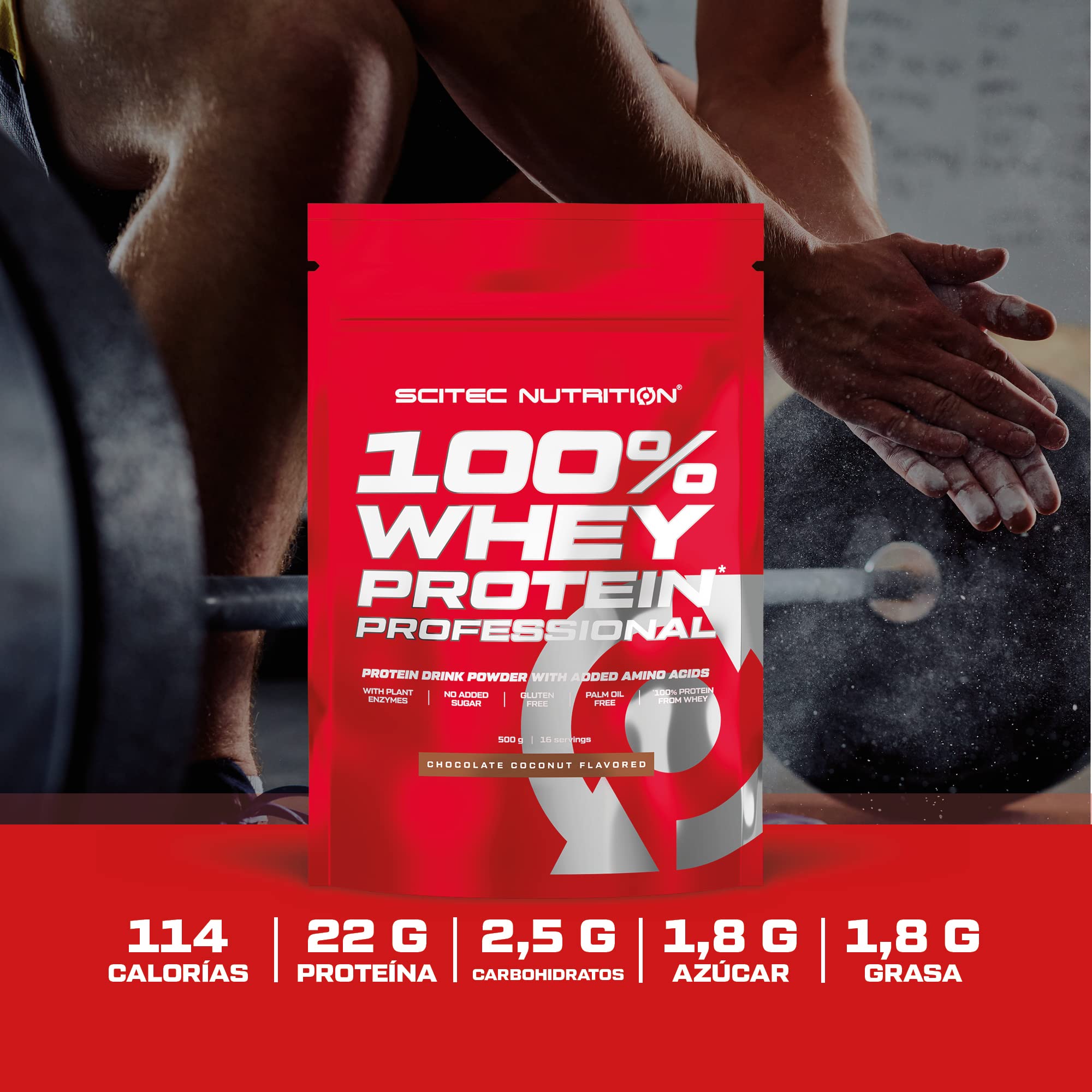 Scitec Nutrition 100% Whey Protein Professional - Concentrado y aislado