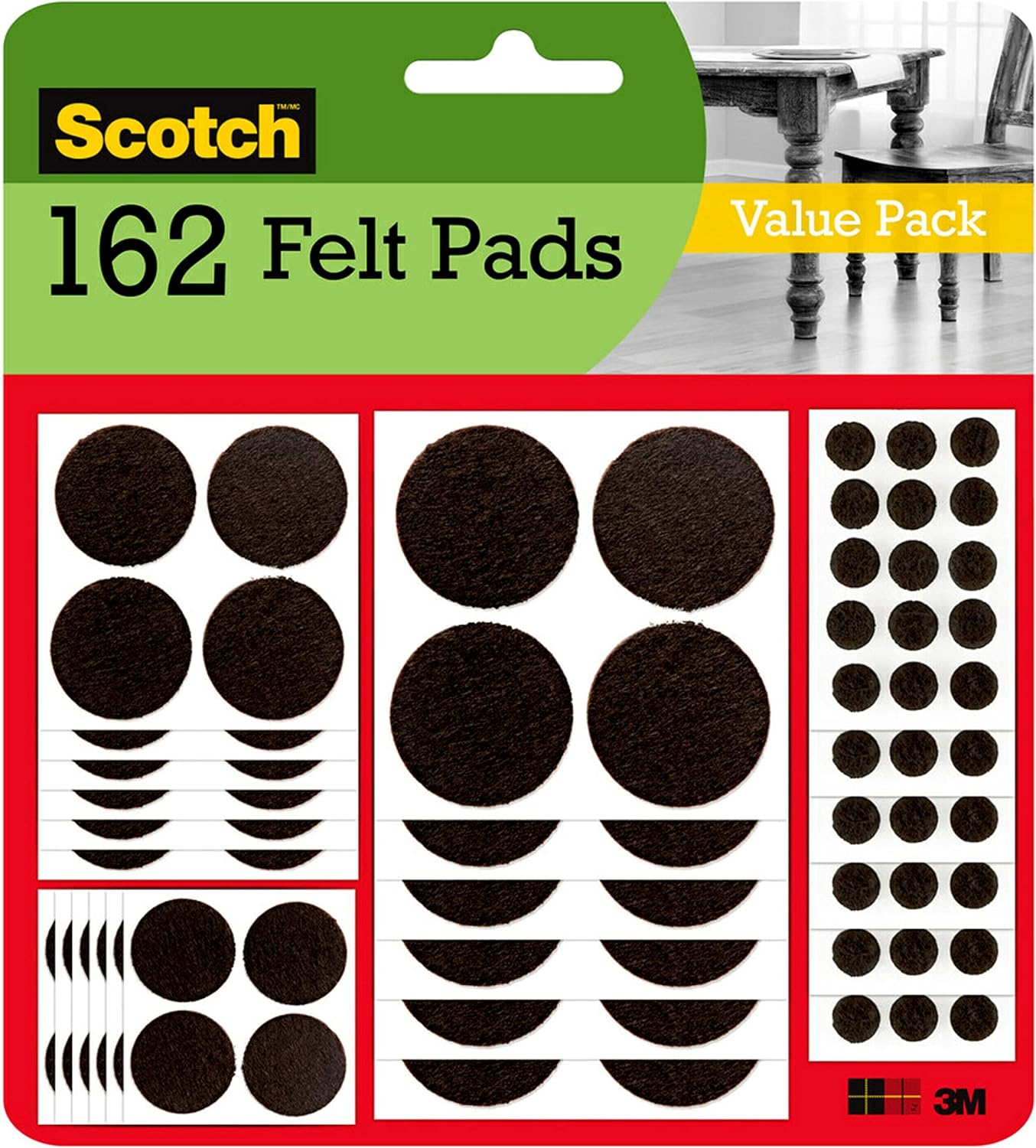 Scotch Felt Pads, Felt Furniture Pads for Protecting