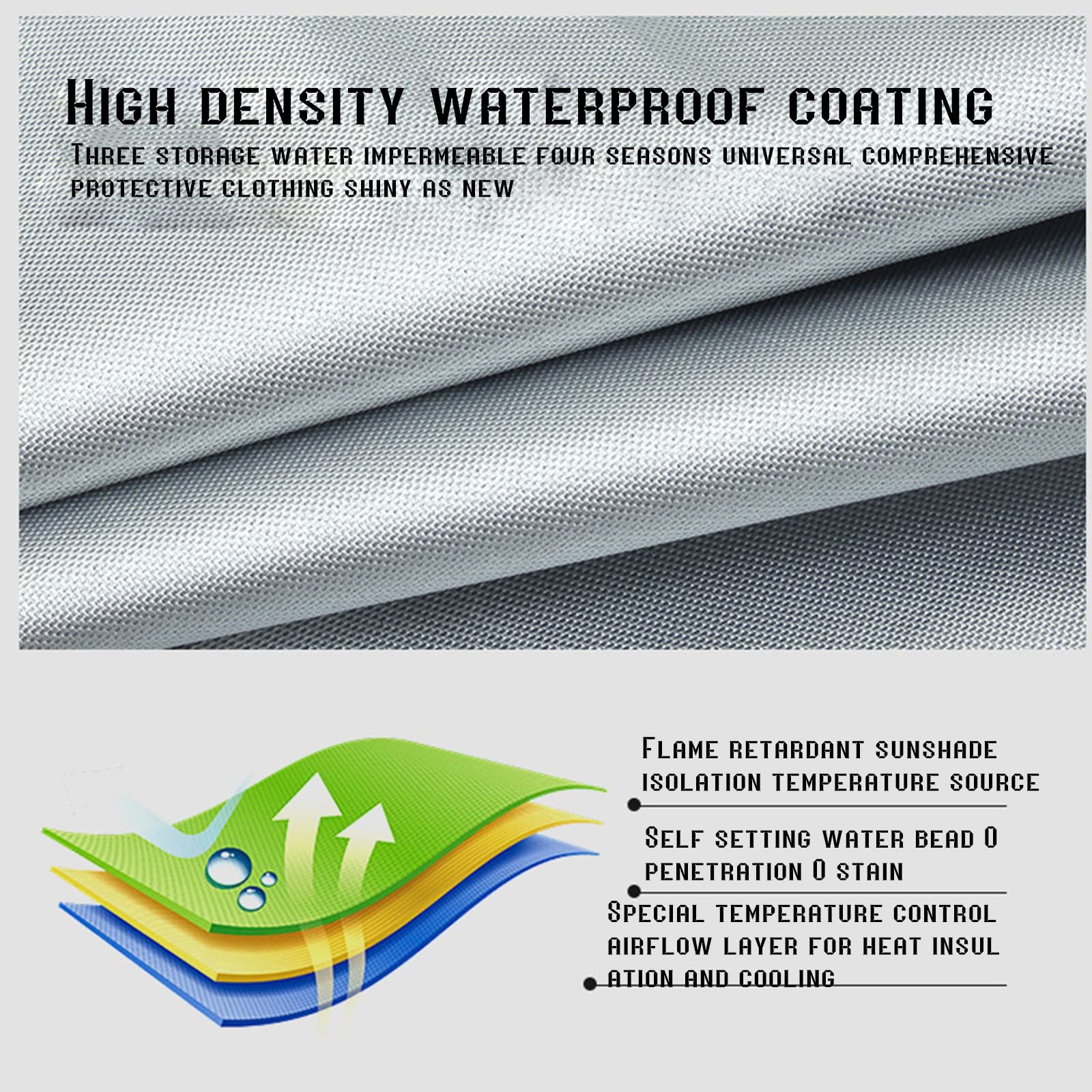Coperture per Barche Impermeabile, Traspirante Telo Copribarca, Design in Velcro, Usare più a Lungo, paraneve Parasole Facile da Usare, AntiGraffio e Resistente all'Usura (Size : (9-10Ft))