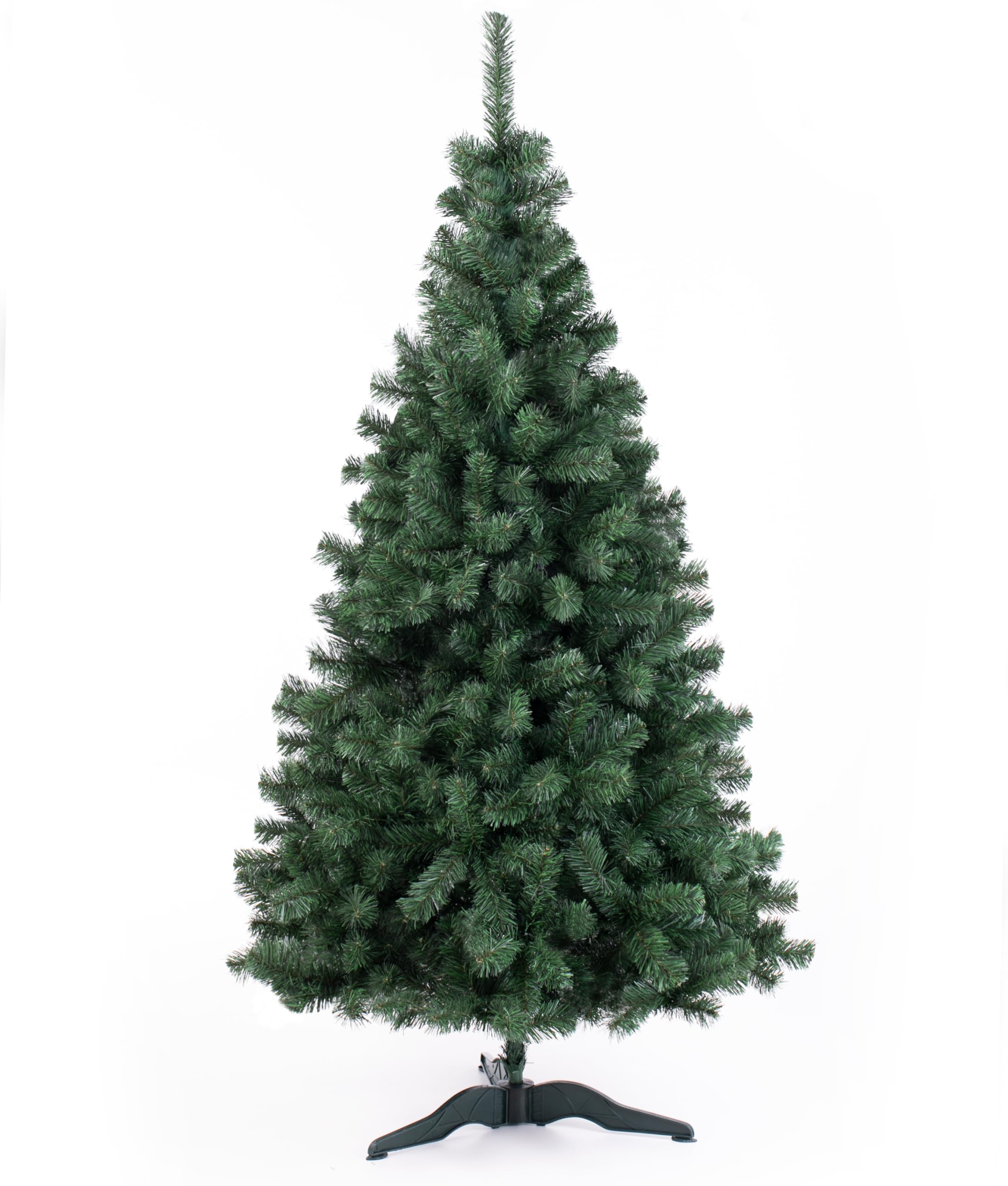 DecoKing Künstlicher Weihnachtsbaum 120 cm - Tannenbaum künstlich Lena | inkl. Stabiler Ständer, Ø 75 cm, einfach aufzubauen - Christbaum Tanne unecht Grün Hergestellt in der EU