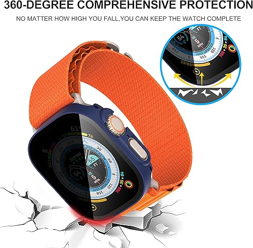 Vista 18 de Suoman Paquete de 3 fundas protectoras de pantalla de privacidad para Apple Watch Ultra 3/2/1 de 1.929 in (antimiradas), funda de vidrio templado
