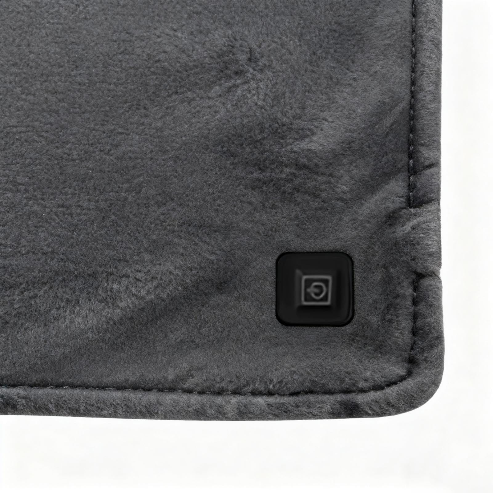 Alfombrilla calefactora de espalda – 70 x 45 cm 6 zonas 5 V cómoda manta calefactora | Mantas de calentamiento invernal, para sofá, sofá, casa, dormitorio, oficina, calor equilibrado y una acción de