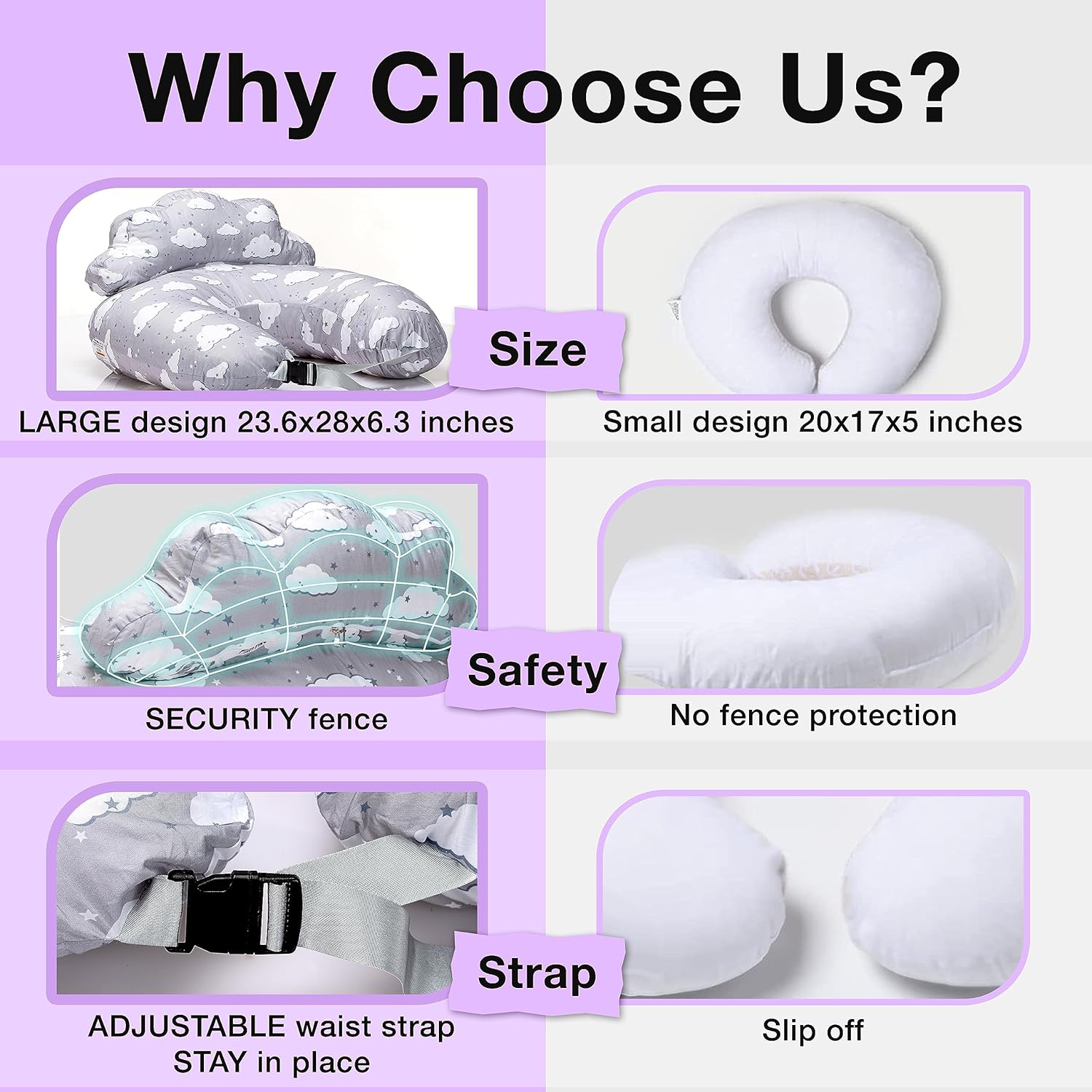PILLANI Baby Shower Gifts: Nursing Pillow for Breastfeeding & Diaper Bag - Baby Registry Search