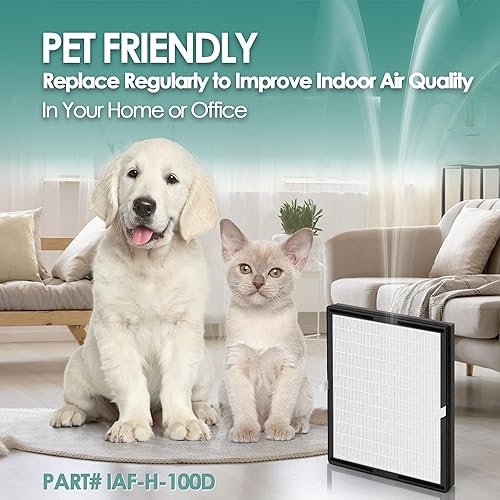 Miniatura 6 de Idylis Filtro de repuesto para purificador de aire D para purificador de aire Filtrete e Idylis IAP-10-280 IAP10280 AC-2118 AC-2123 e Idylis Filtros