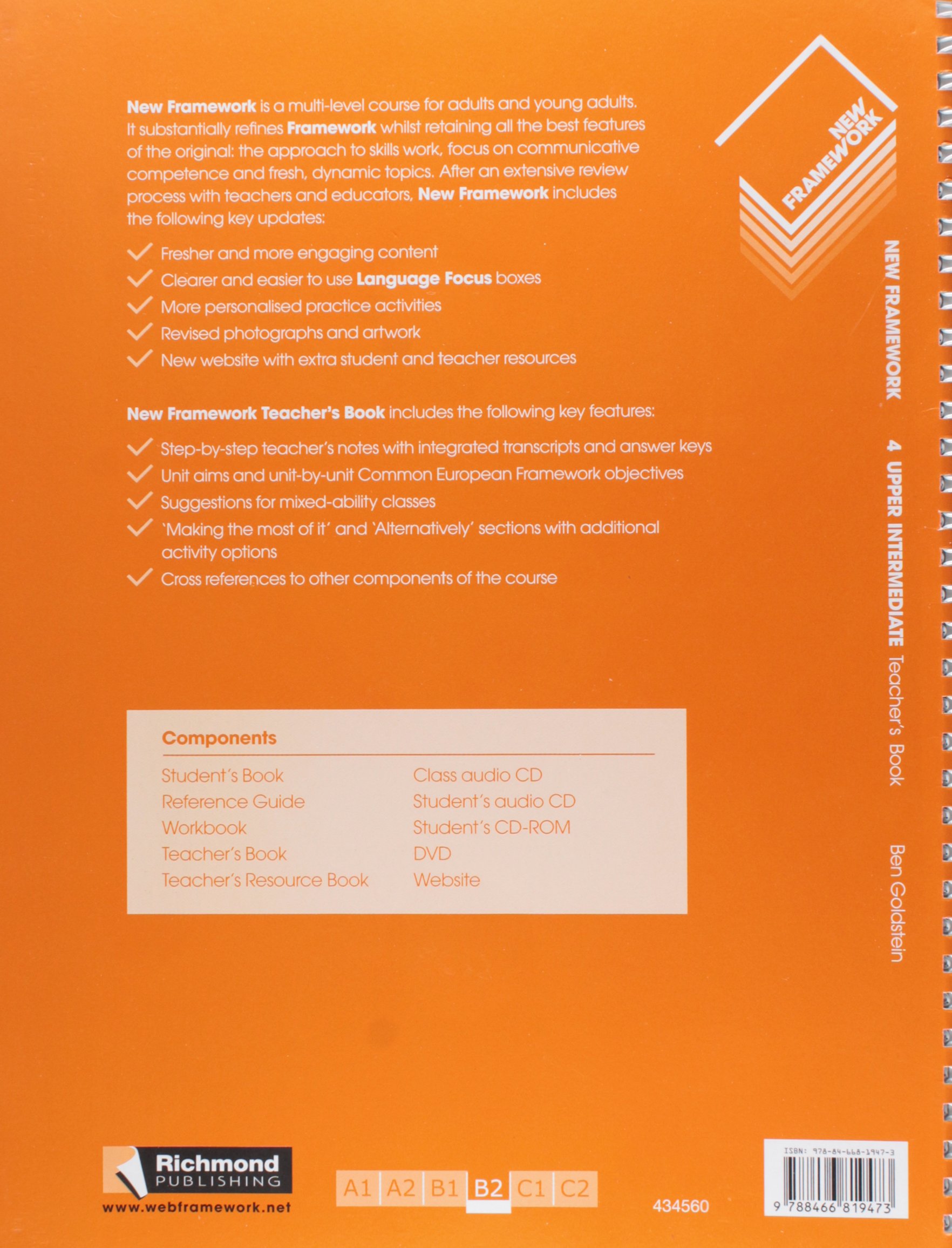 New Framework 4 Teacher+Class Cd - 9788466819473