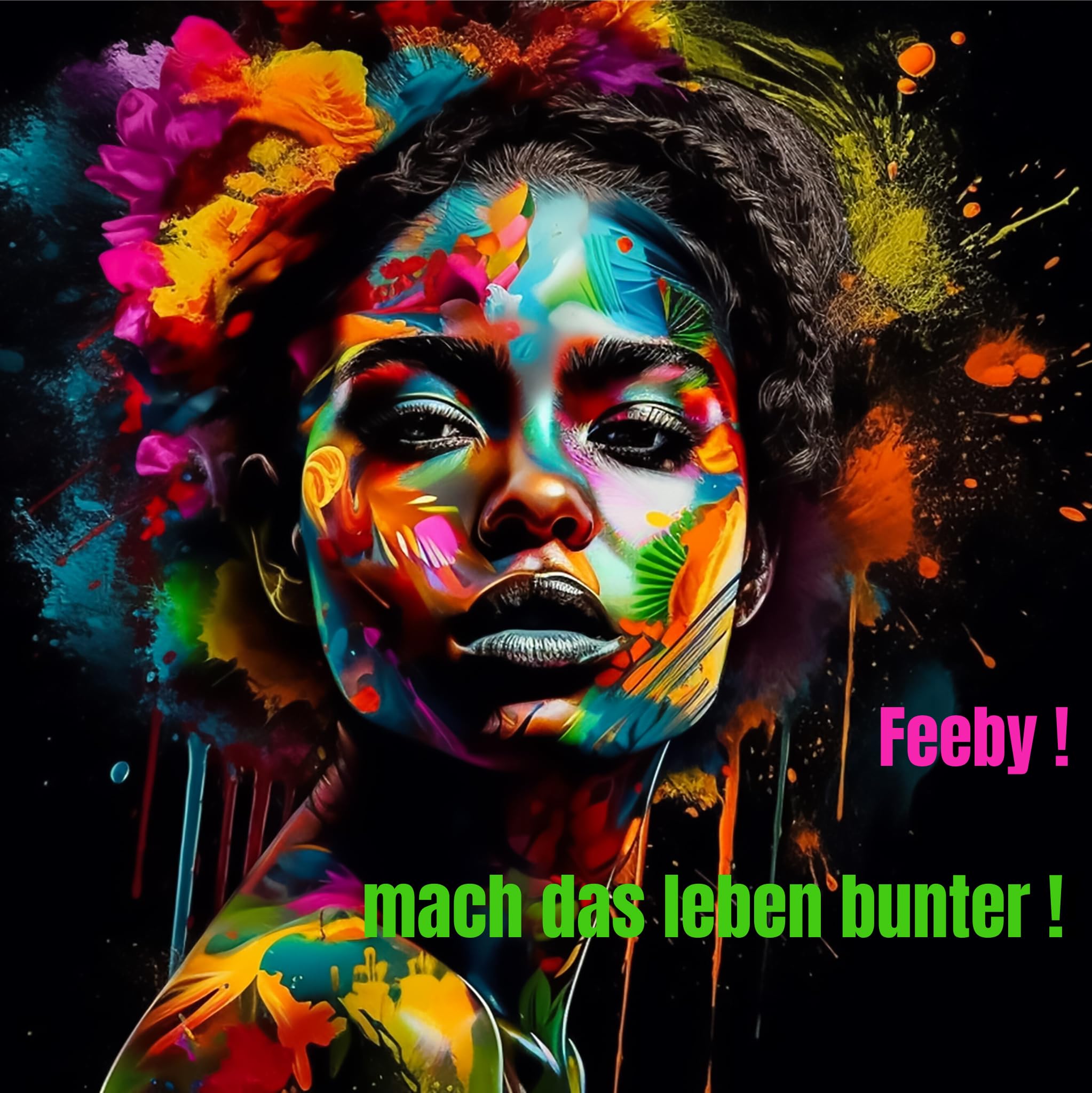 Feeby Leinwandbilder XXL Banksy - There is Always Hope - 120x80 cm - Bild auf Leinwand - Kunstdruck - Deko Wohnzimmer - Wandbilder Schlafzimmer - Deko Schwarz - Deko Aesthetic - Wand Deko