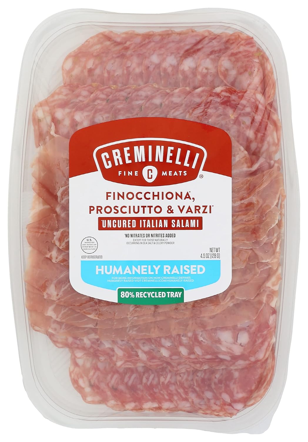 Creminelli Finocchiona, Prosciutto & Varzi Salami, 4.5 OZ