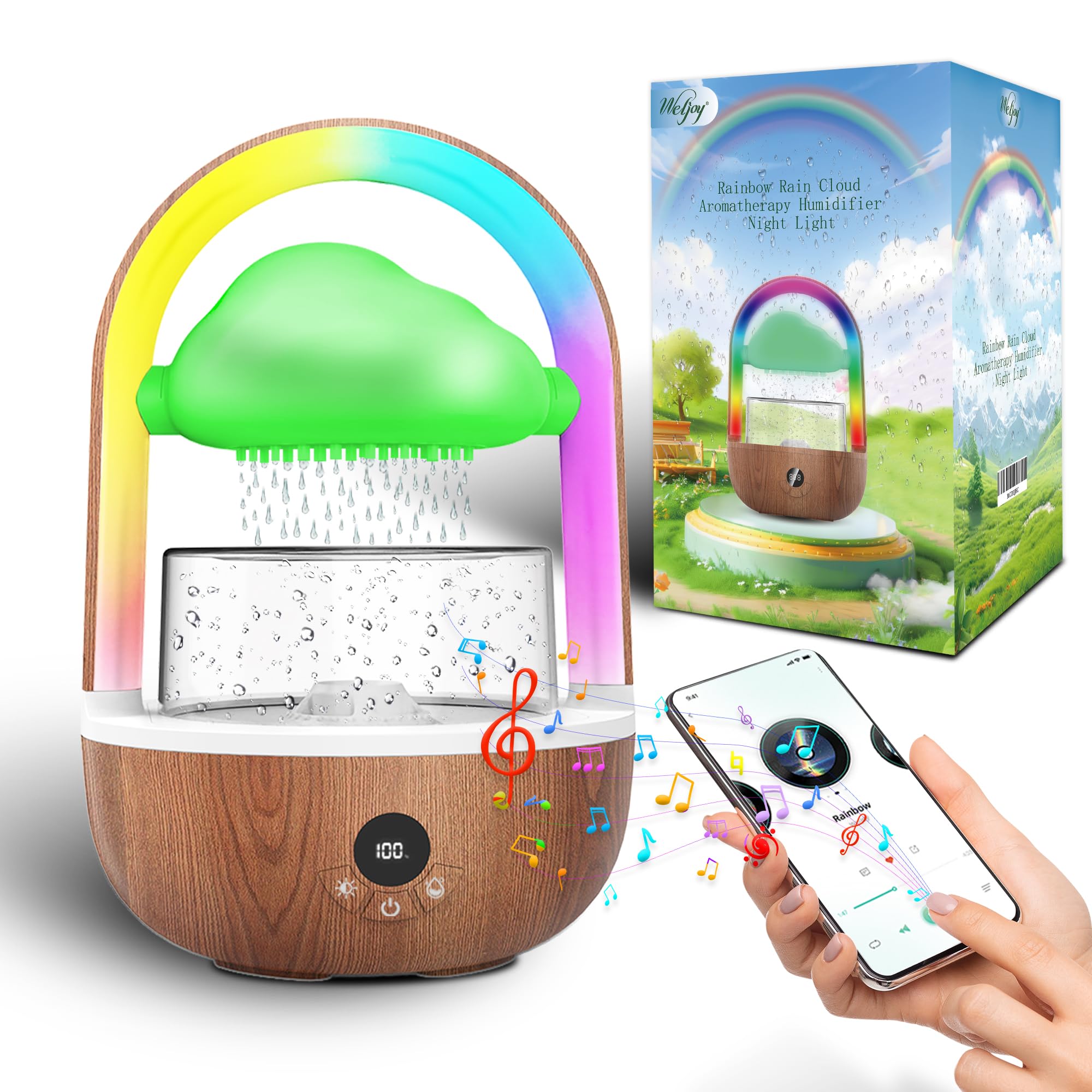 Humidificateur nuage de pluie pour une nuit paisible dans la chambre d'enfant