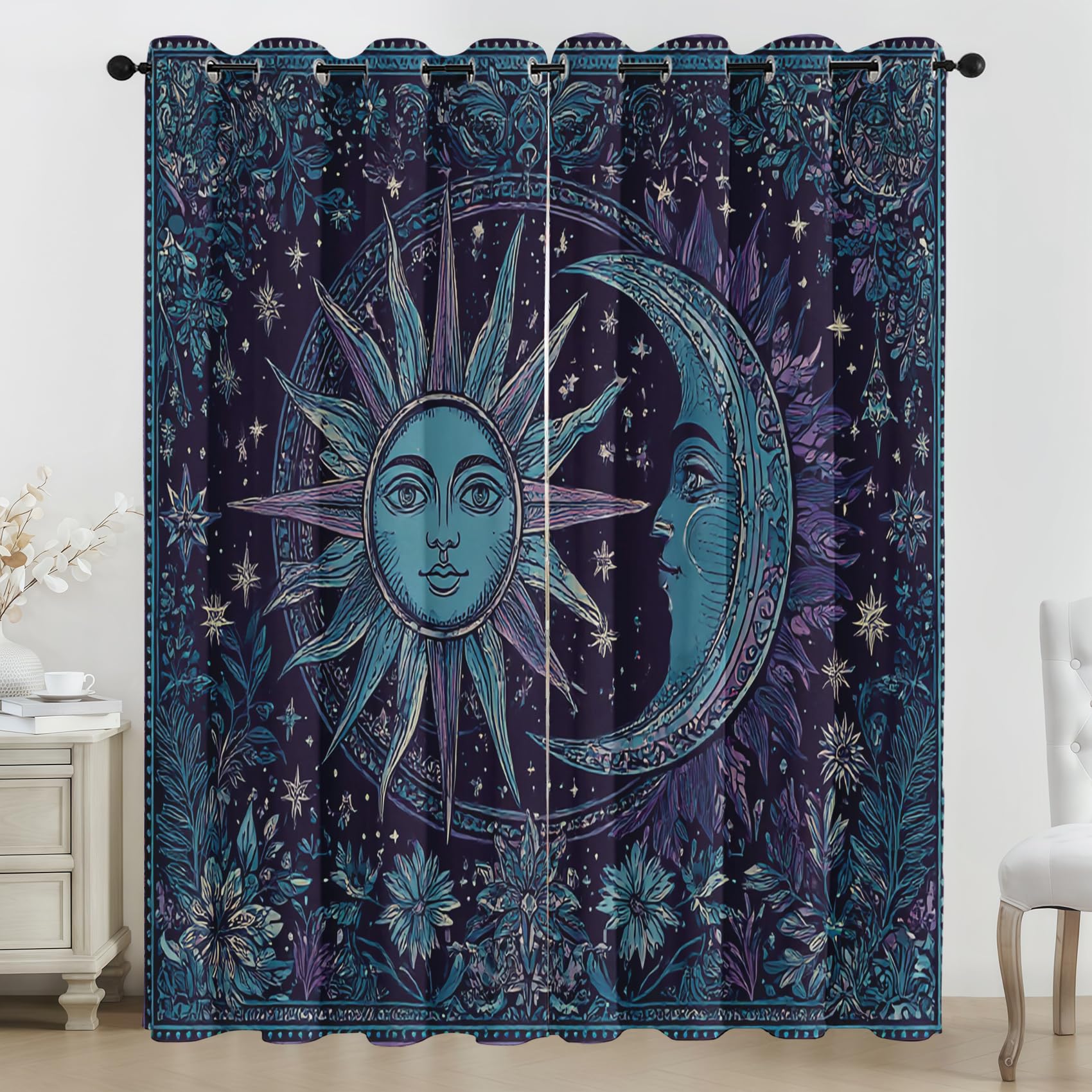 Rideau anti-chaleur et phonique | Solution d'isolation pour fenêtre 140x260 cm