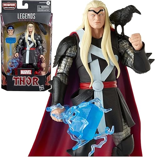 Miniatura 4 de Marvel Legends Series Thor Herald of Galactus Comics - Figura de acción coleccionable de 6 pulgadas, 6 accesorios, 1 pieza de construcción