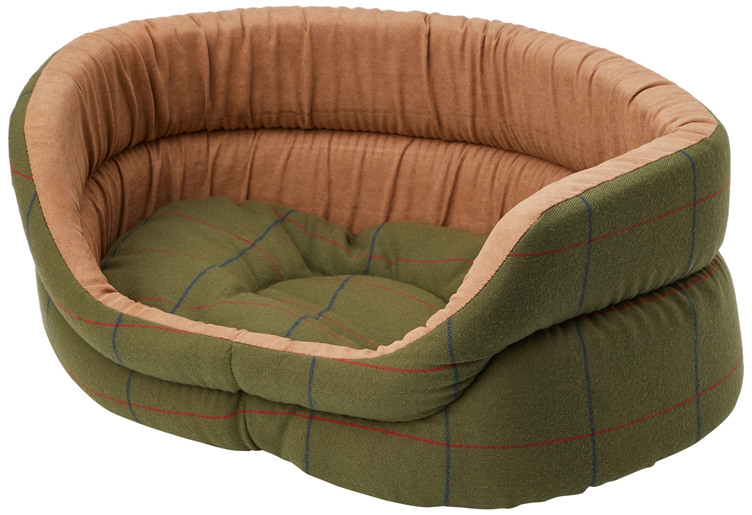 Danish Design Hunter Tweed Brown Machine Washable Dog/Puppy Slumber Bed 18 Inch