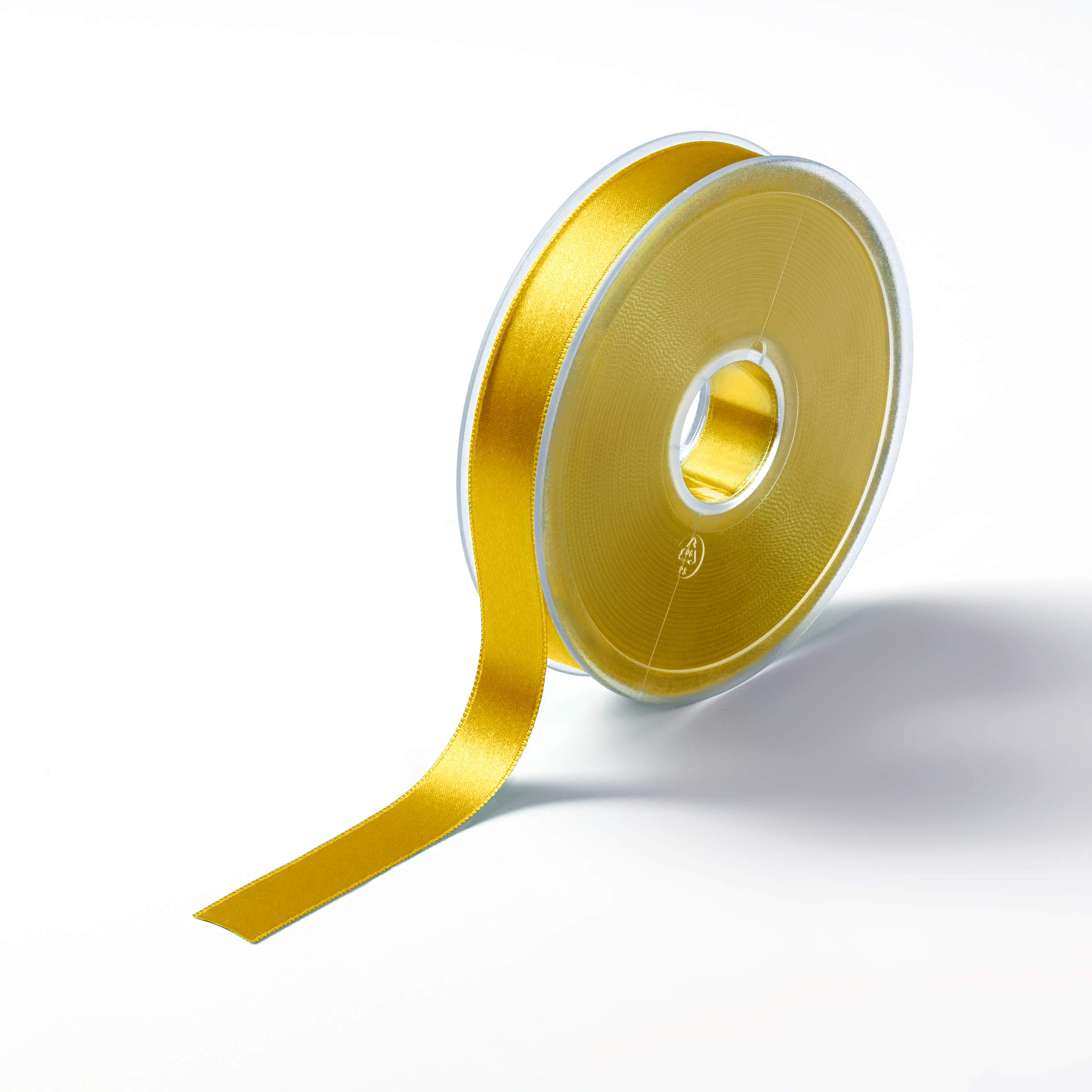 Prym Satin Ribbon 15 mm Yellow, 100% Polyester