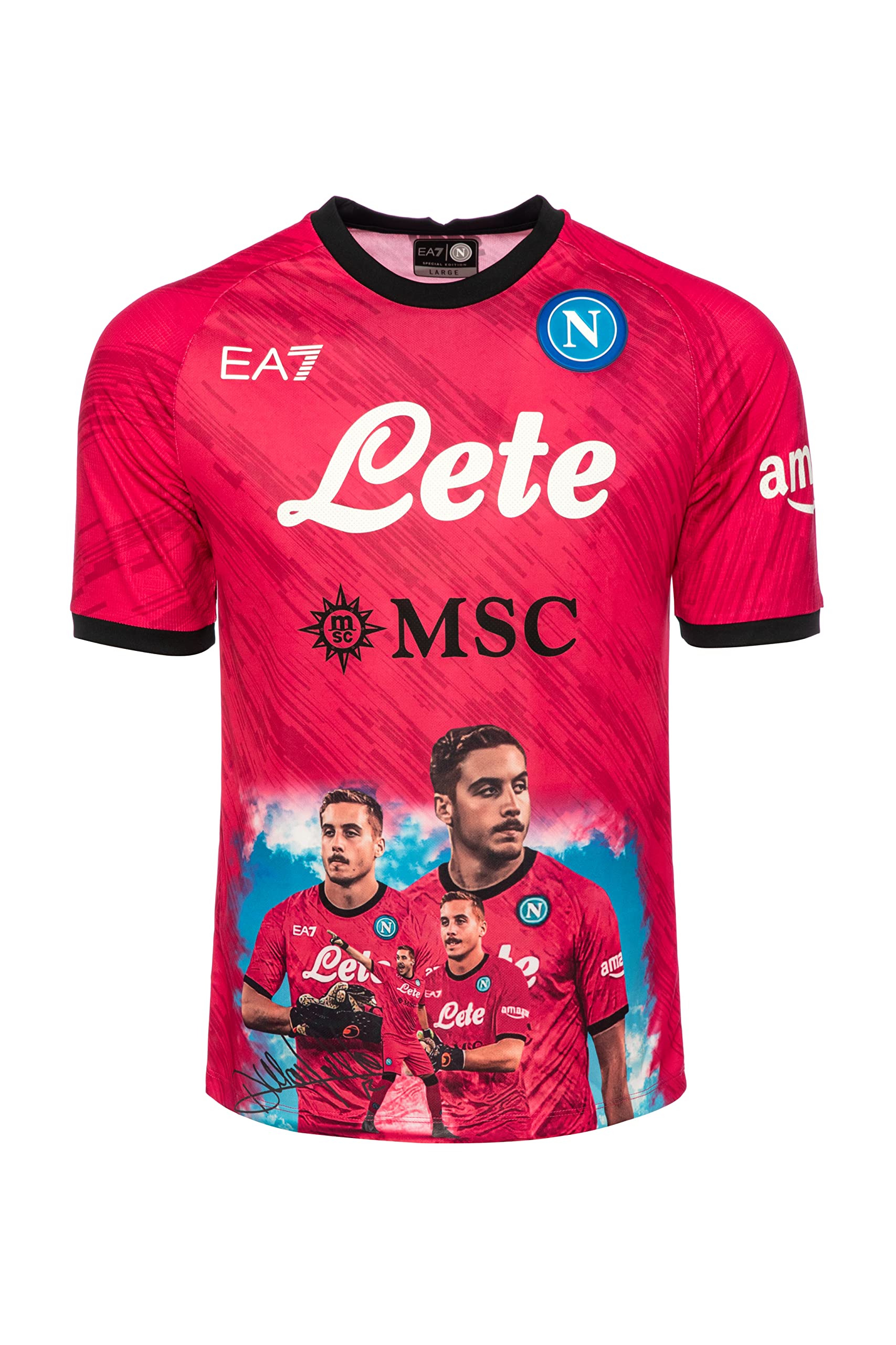 SSC NAPOLI Maglia Gara Face Game Marfella 2022/2023