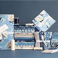 Vista 7 de True Fabrics Tiras de 2.5" Jelly Roll (Bellflower)