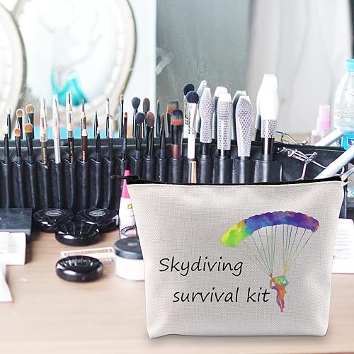 Miniatura 7 de POFULL Sky Diving Gifts Skydiving Kit de supervivencia paracaídas salto regalo paracaidista aventura bolsa (kit de supervivencia de paracaidismo)