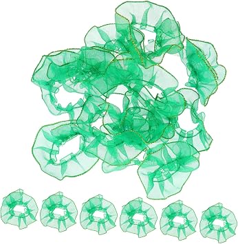 30Pcs Green Lace Mini Tutu Skirts for Dolls, Cute Party Decor Accessories