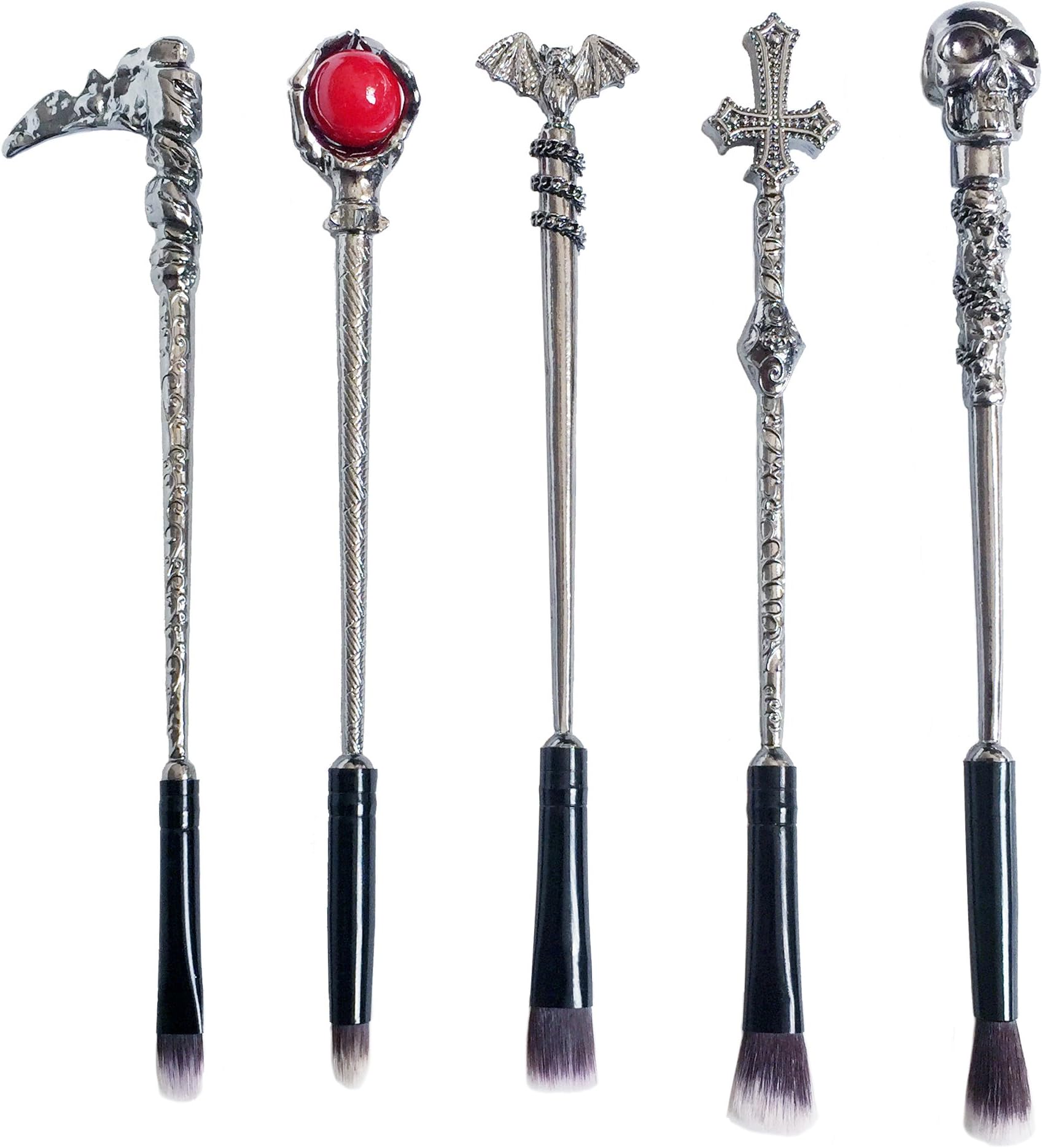 Crypt Makeup Brushes Brush Set with Coffin Case by Cookie Dough Deco