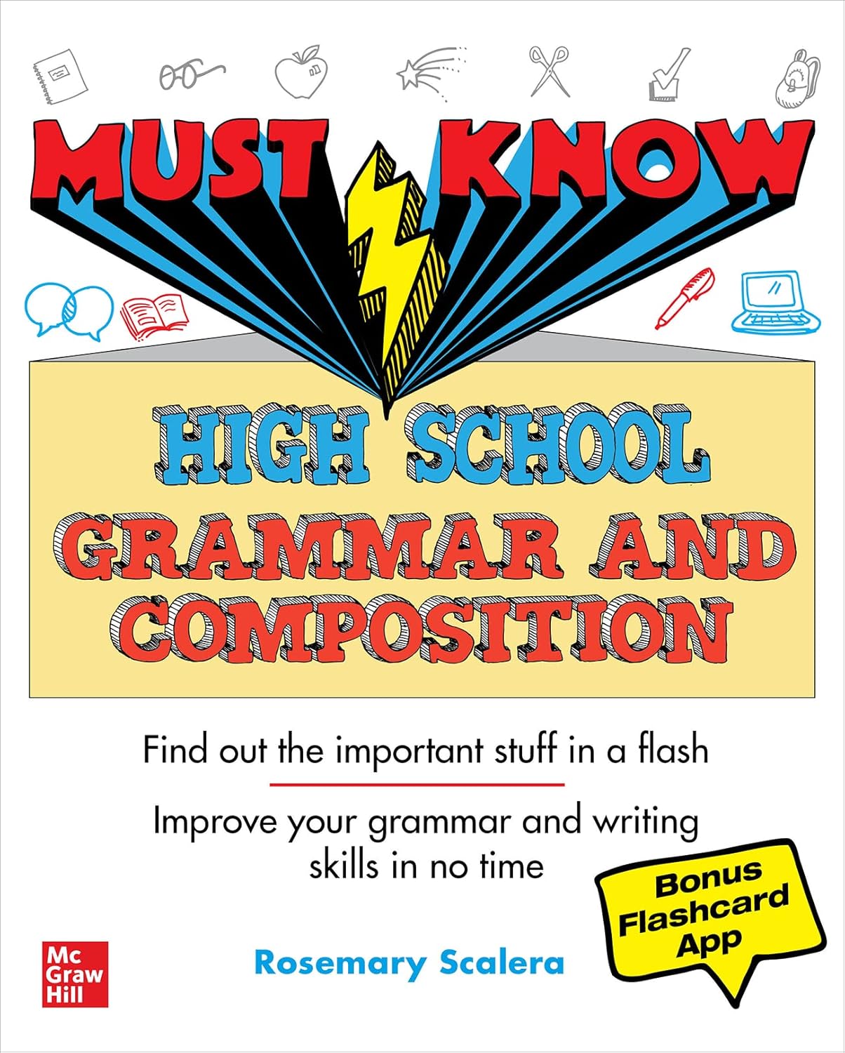 Must Know High School Grammar and Composition 9781265369620 Scalera, Rosemary Books