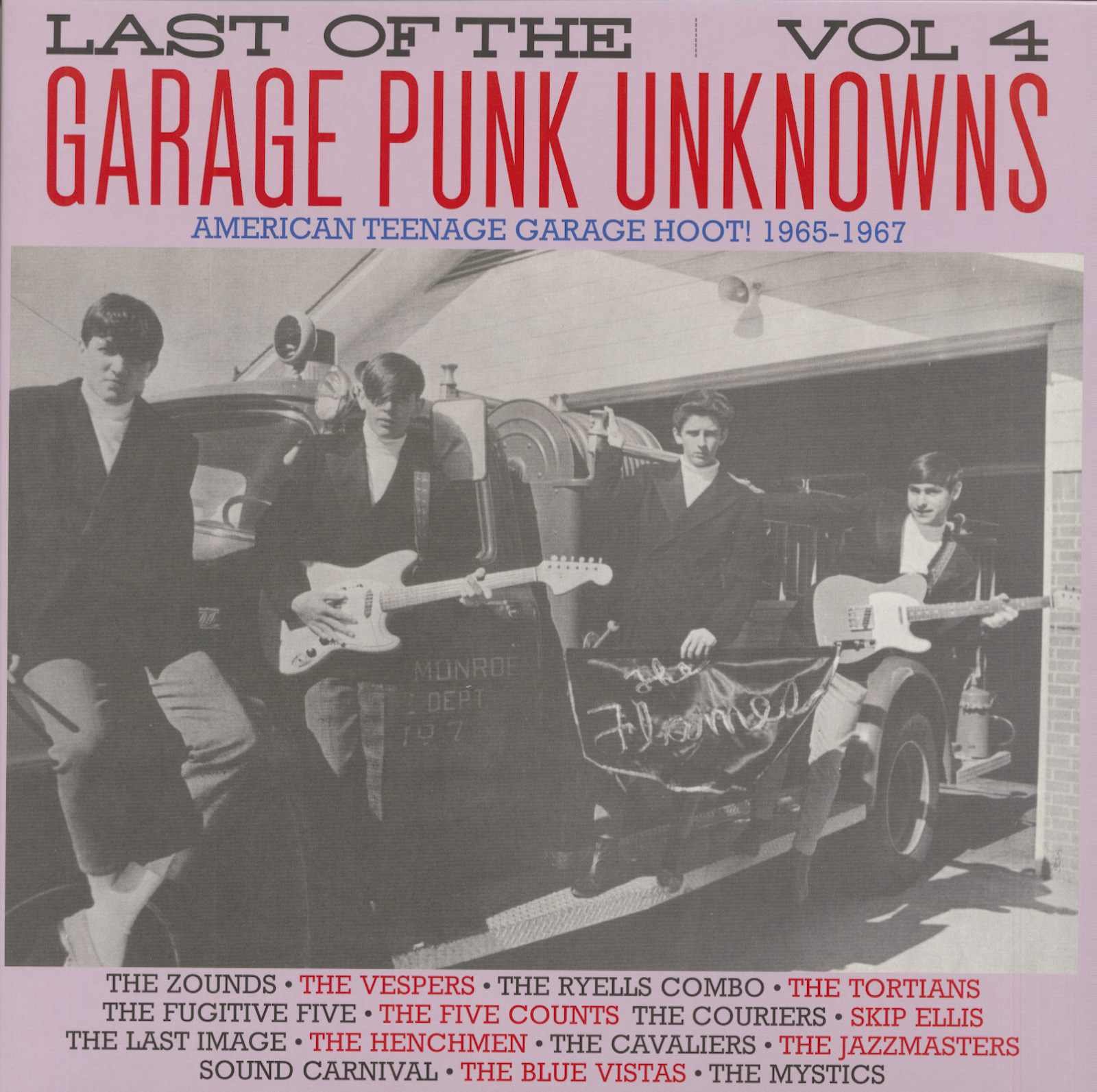 Various Artists Garage Punk Unknowns - The Last Of... Vol.4 LP New 700498011211