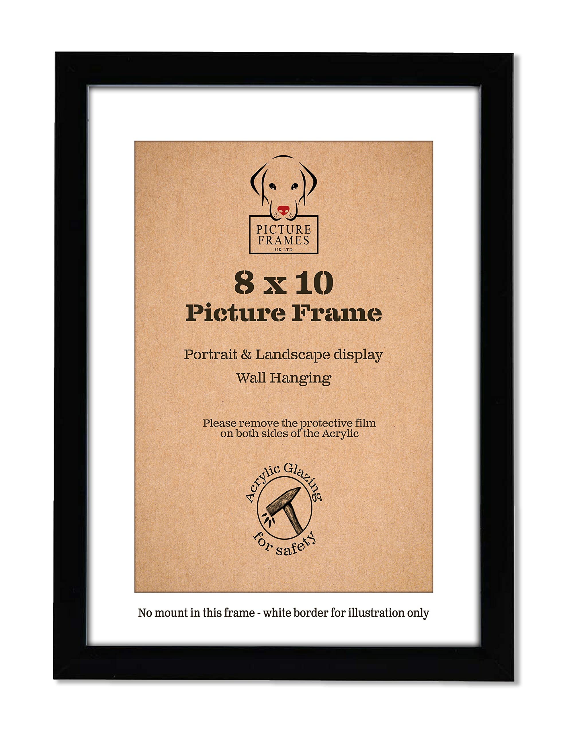 Buy Black 8x10 Photo Frame Black Picture Frames, Black Photo Frame