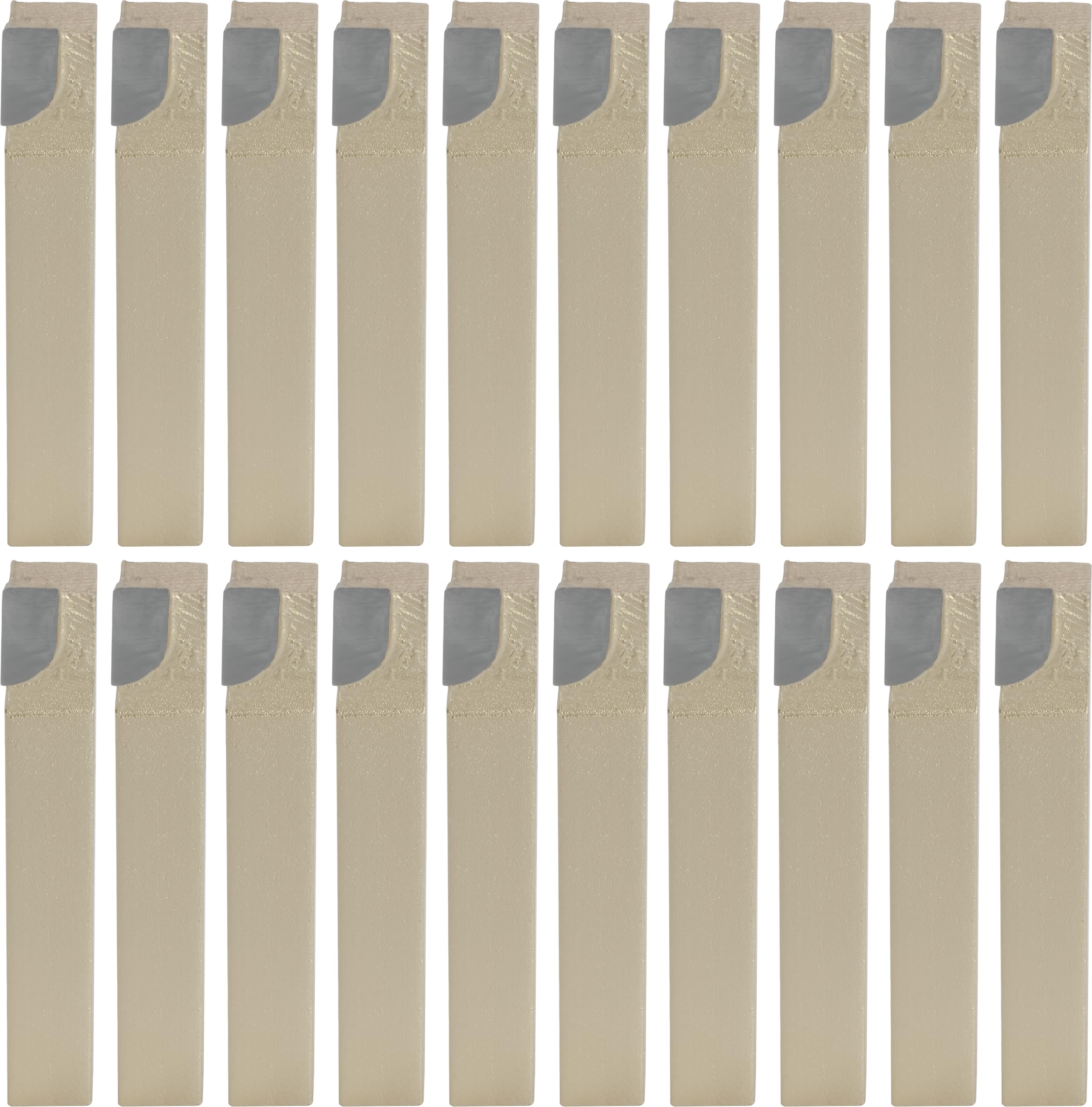 CME 20 pcs AR-8 Carbide-Tipped Lathe Turning Tool Bits, C6 Carbide, Right Hand Cut, 3 1/2" Overall Length