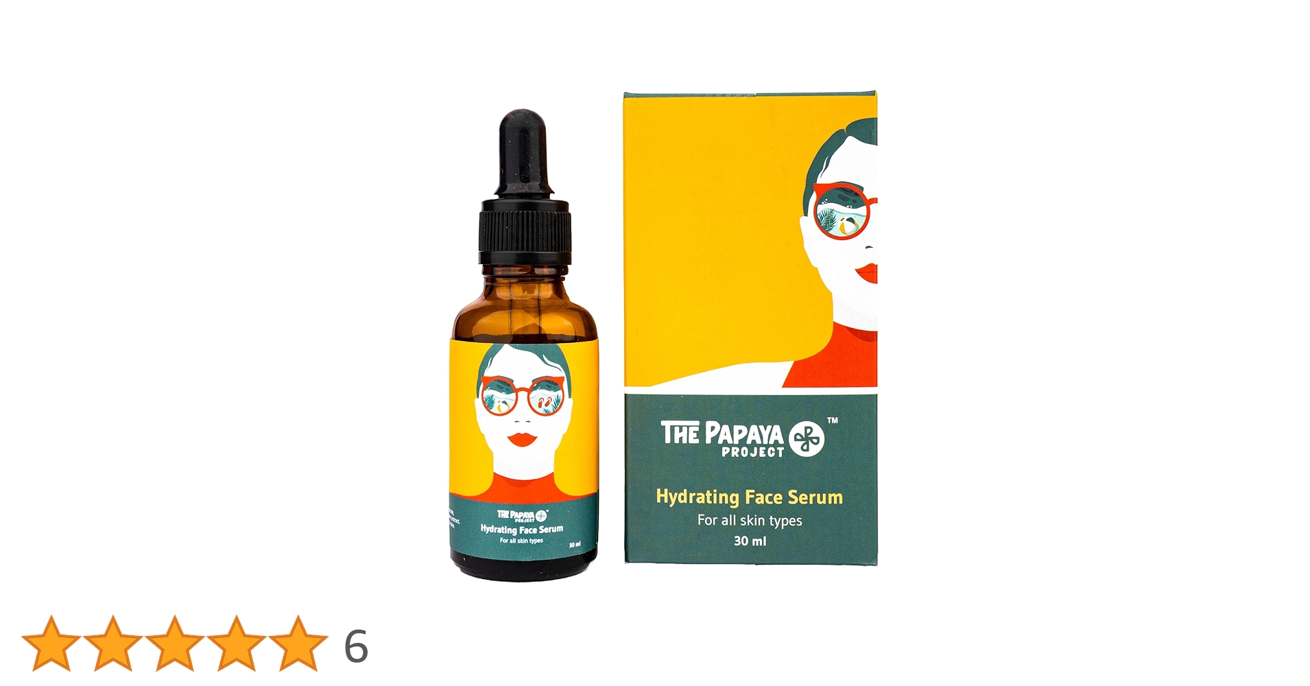 シェアスマイルPRASADA SERUM 2本セット・スキンプロテクトプレゼント The Papaya Project | Hydrating Face Serum | Anti aging