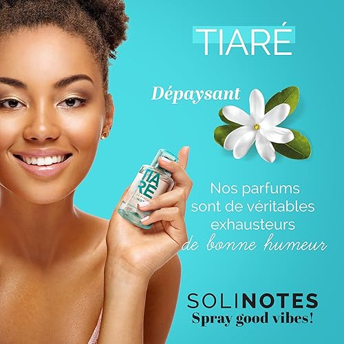 Miniatura 6 de SOLINOTES - Perfume Tiaré para mujer, Eau De Parfum, delicado aroma floral y relajante, fabricado en Francia, vegano, 1.7 onzas líquidas