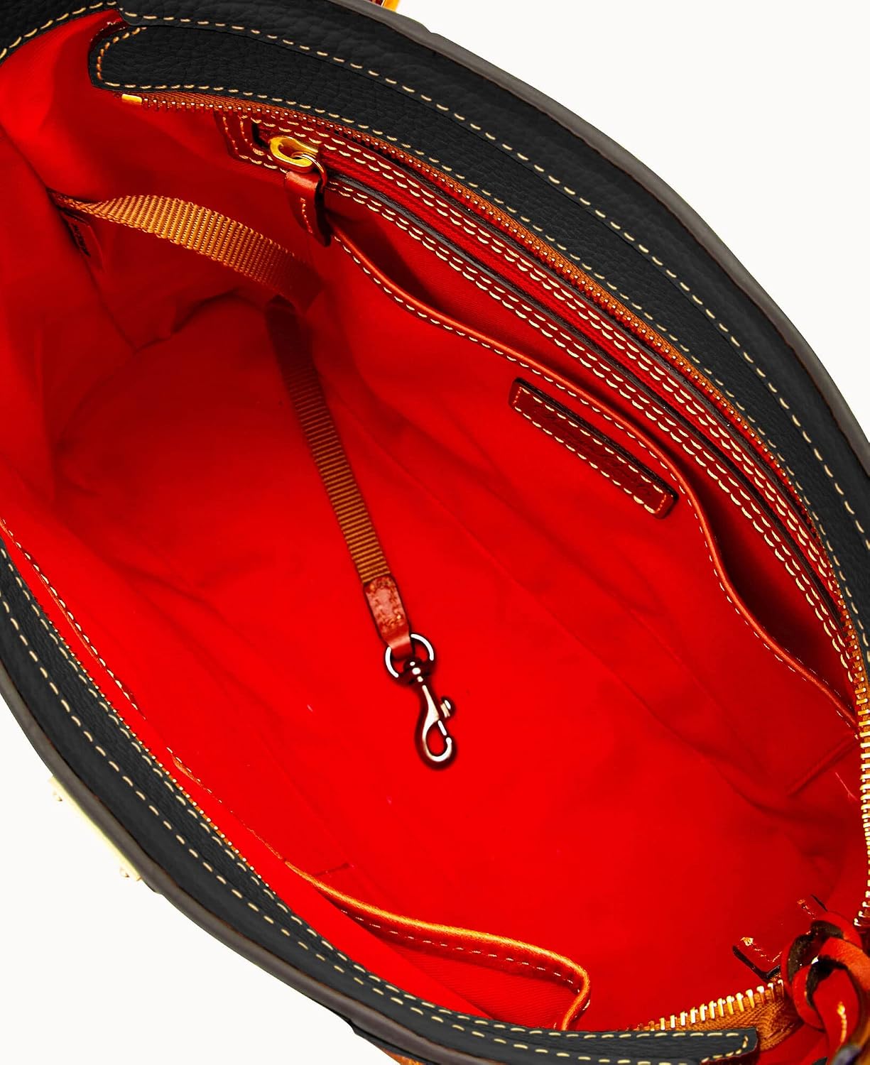 Dooney & Bourke Women's Lexington Tote in Pebble Grain Leather, Handbag with Long Leather Shoulder Straps