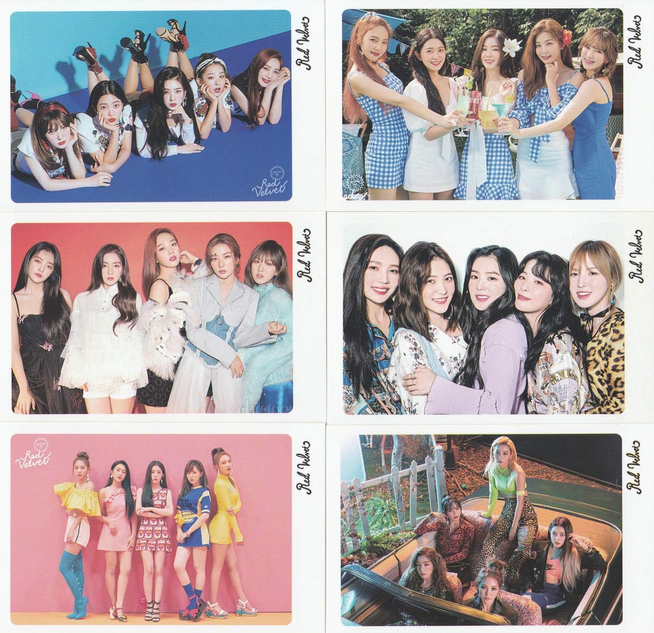 K-POP Group 2020 New Photo Message Card 56pcs set (Postcard / 56sheets) (REDVELVET) - Image 4