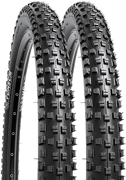 YUNSCM 29" Lightweight Mountain Bike Tires 29X2.10 ETRTO 54-622 60TPI Nylon, Puncture-Resistant, Compatible with 29x2.0 29x2.10 29x2.125 Bike Tyres-2 PCS
