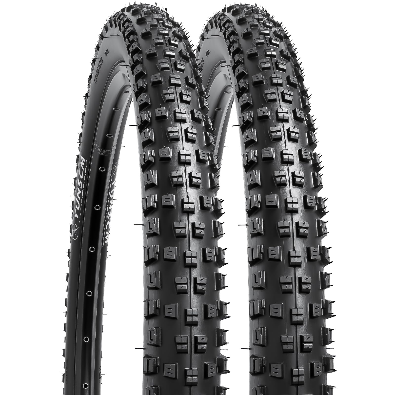 YunSCM 2 neumáticos de nailon 60TPI a prueba de pinchazos de 29 pulgadas, funda de 29 x 2.35, 60-622, compatible con ciudad/carretera/esquí de fondo/bicicleta de montaña, 29 x 2.30, 29 x 2.35, 29 x