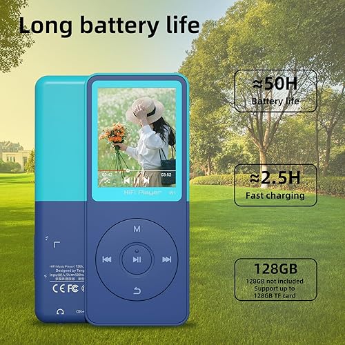 Miniatura 5 de Reproductores MP3 Bluetooth MP4, 16 GB clásico mini reproductor de música portátil Walkman MP3 con Bluetooth para niños, grabación, video, radio FM,