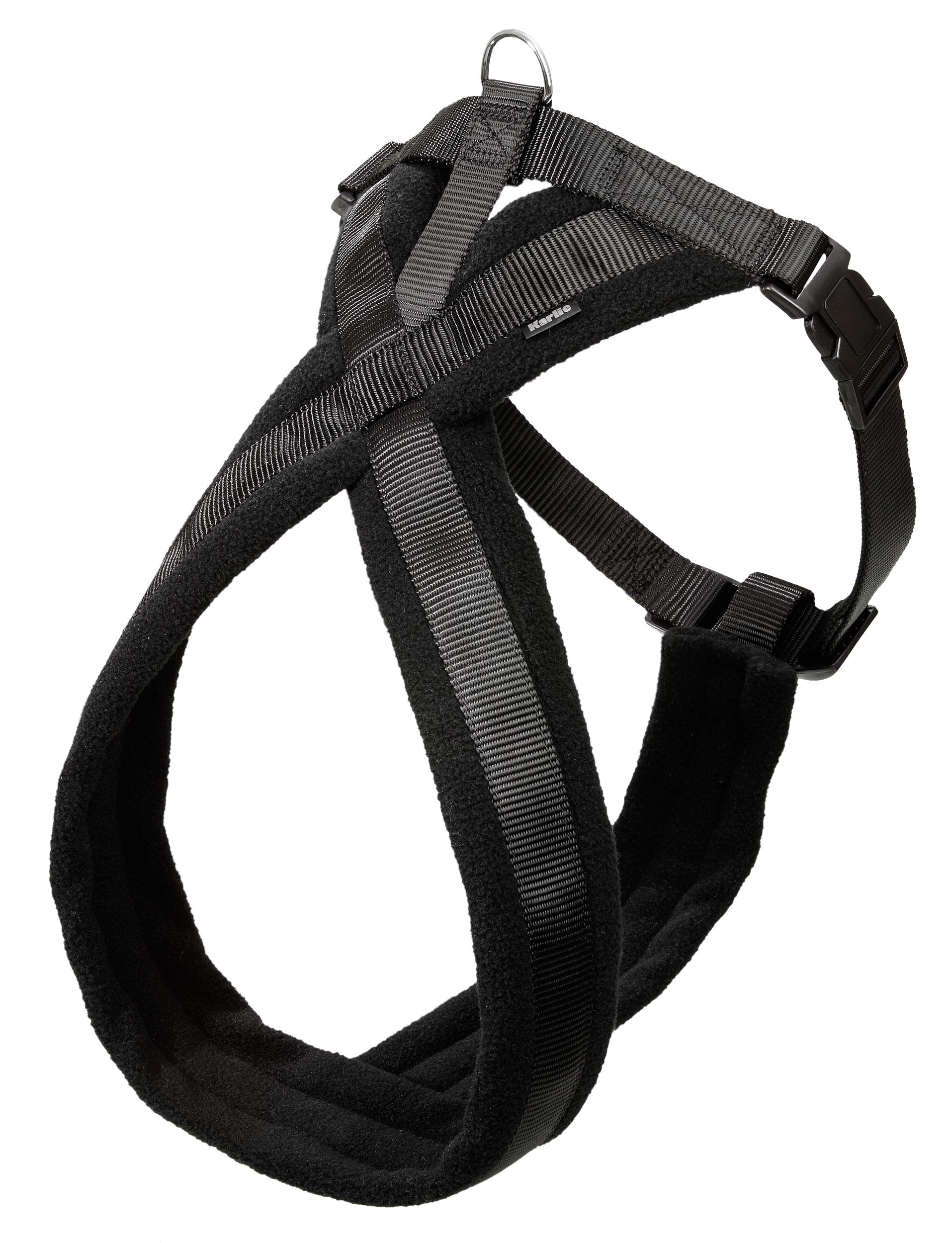Karlie Yumuşak Göğüs Tasma, 42-50 cm, Siyah