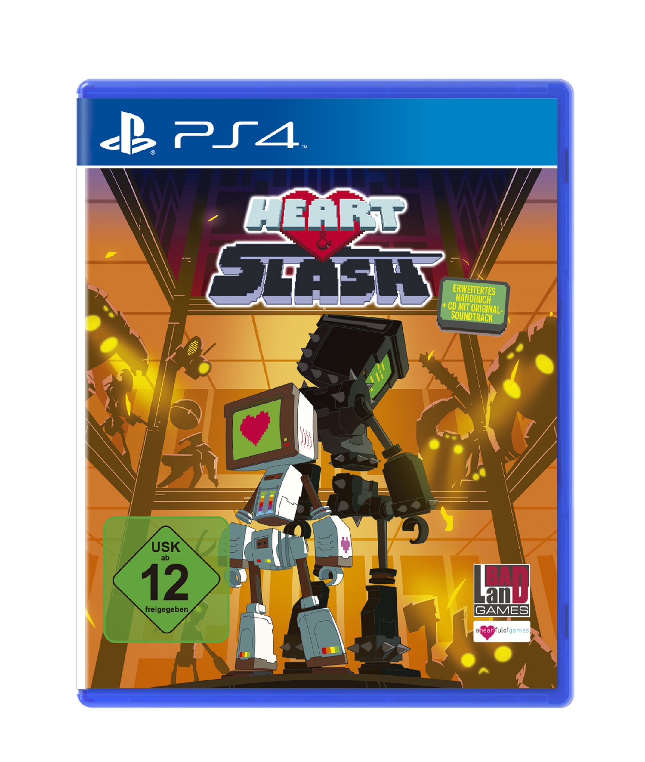 Heart & Slash (PS4) – Boxedition mit Anleitung, Mini Artbook und Soundtrack-CD