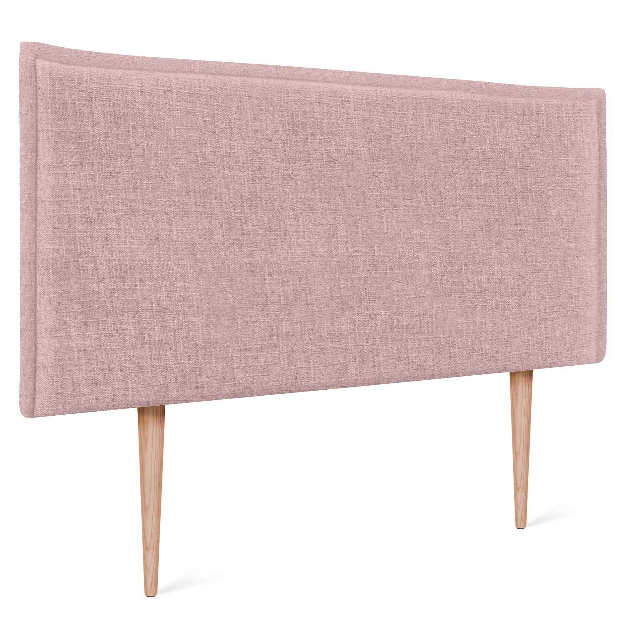 DHOME Solid Natural Linen Headboard with Trim Upholstered Headboard Bed Bedroom Modern Top Trending (Natural Linen, 160 x 105 cm with Legs (Beds 150/160)) — view 59