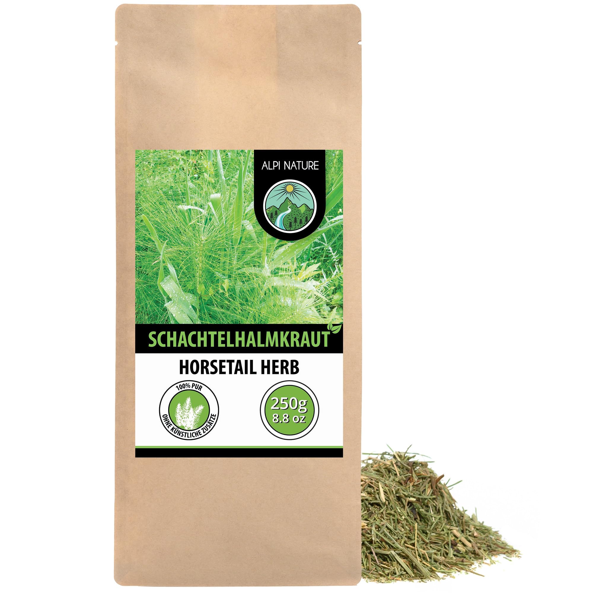 Alpi Nature Schachtelhalmtee 250g, Schachtelhalmkraut geschnitten, Schachtelhalm Tee lose