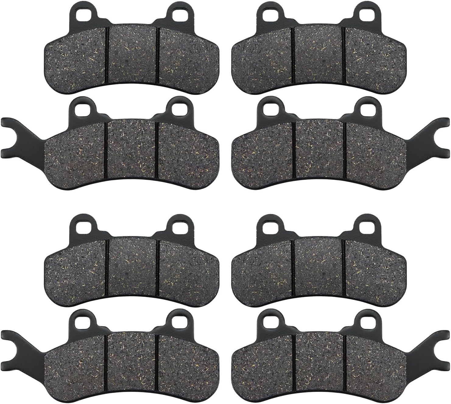 Front and Rear Brake Pads for Can-Am Maverick X3 Max 4x4 XRS DPS 2017-2023, Maverick Trail 800 1000 Maverick Sport 1000 EFI MAX 1000R Turbo R Traxter T HD8 HD9 HD10