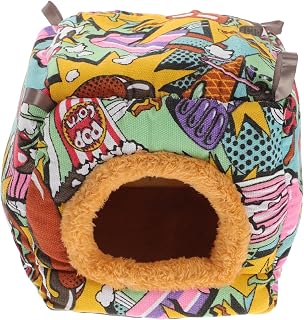 VILLCASE Roupa De Cama De Chinchila Roupa De Cama Para Animais De Estimação Barraca Externa Gaiola Para Periquito Barraca Interna Rede Ninho Ninho De Pássaros Ninho De Pássaros Casa De