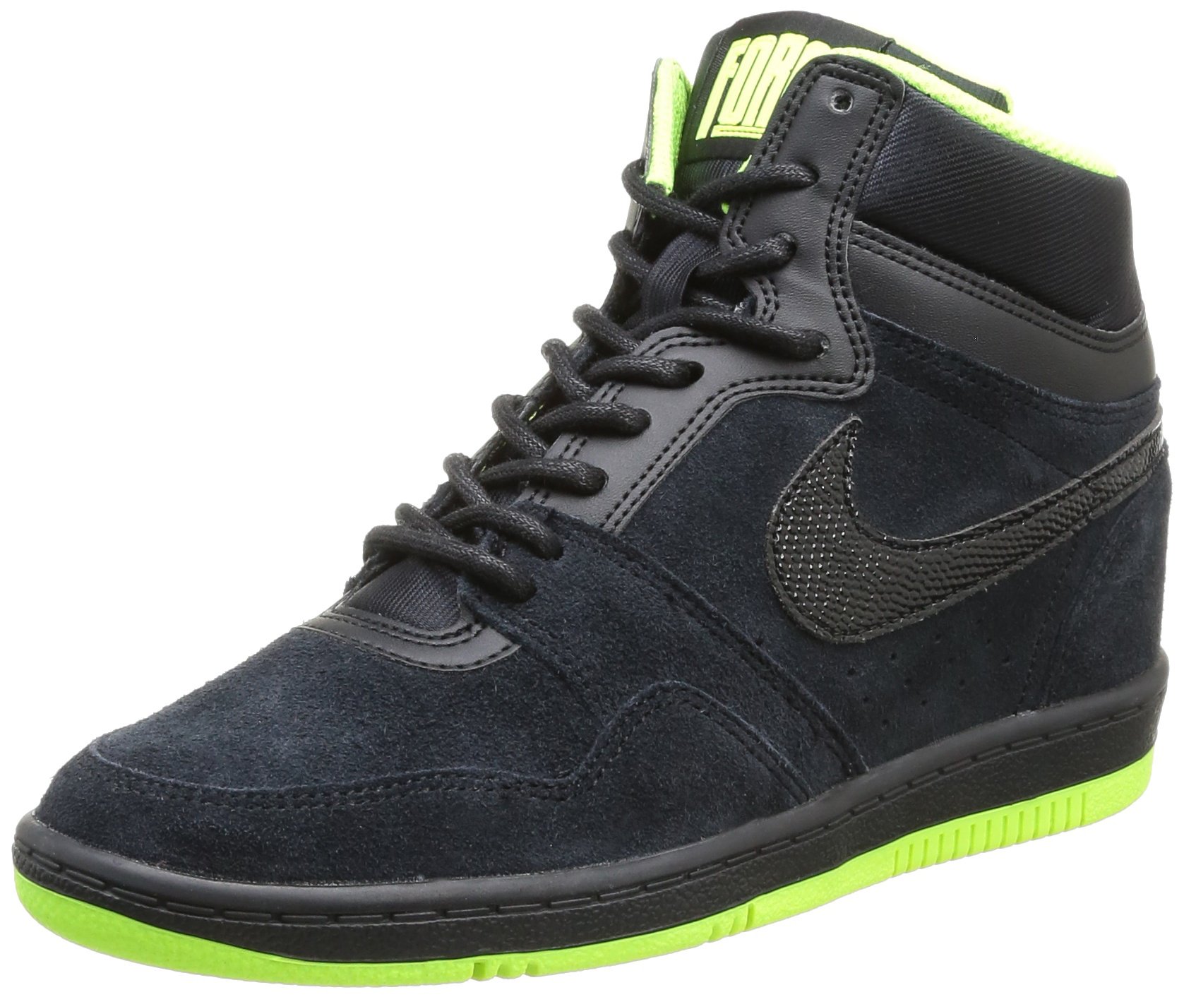 Amazon | ナイキ(NIKE) ウィメンズ フォース SKY HIGH PRM（ブラック 