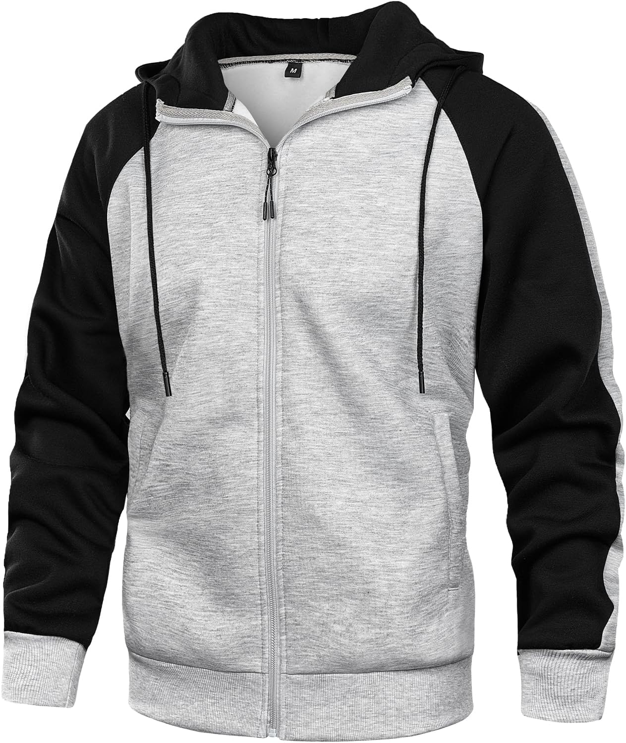 Hoodies for Men Zip Up Hoodie Drawstring Casual Long Sleeve Pocket Hooded Sweatshirts - Image 6