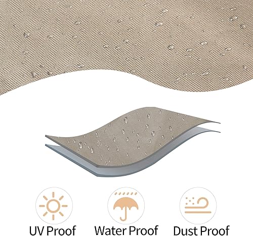 Miniatura 3 de BIG HORN OUTDOORS Cubierta de lluvia para horno de pizza a gas, resistente al agua y a la intemperie, cubiertas de tela Oxford