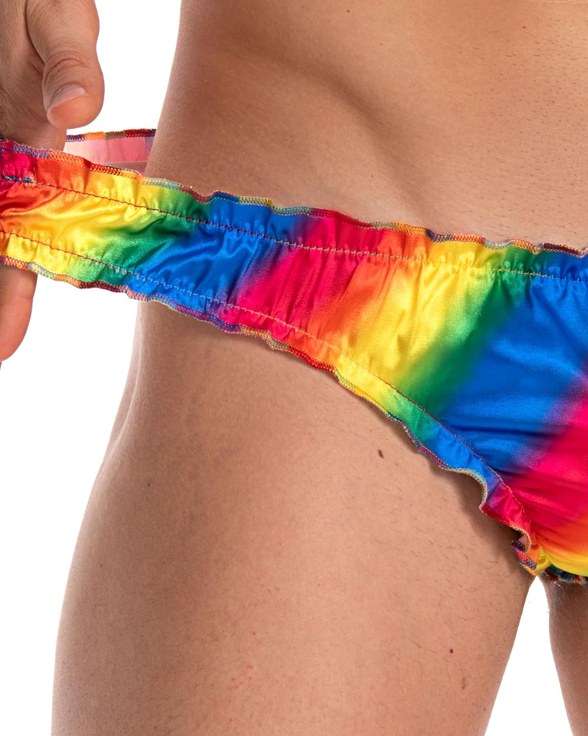 Satini Men's Satin Tanga Thong image 5