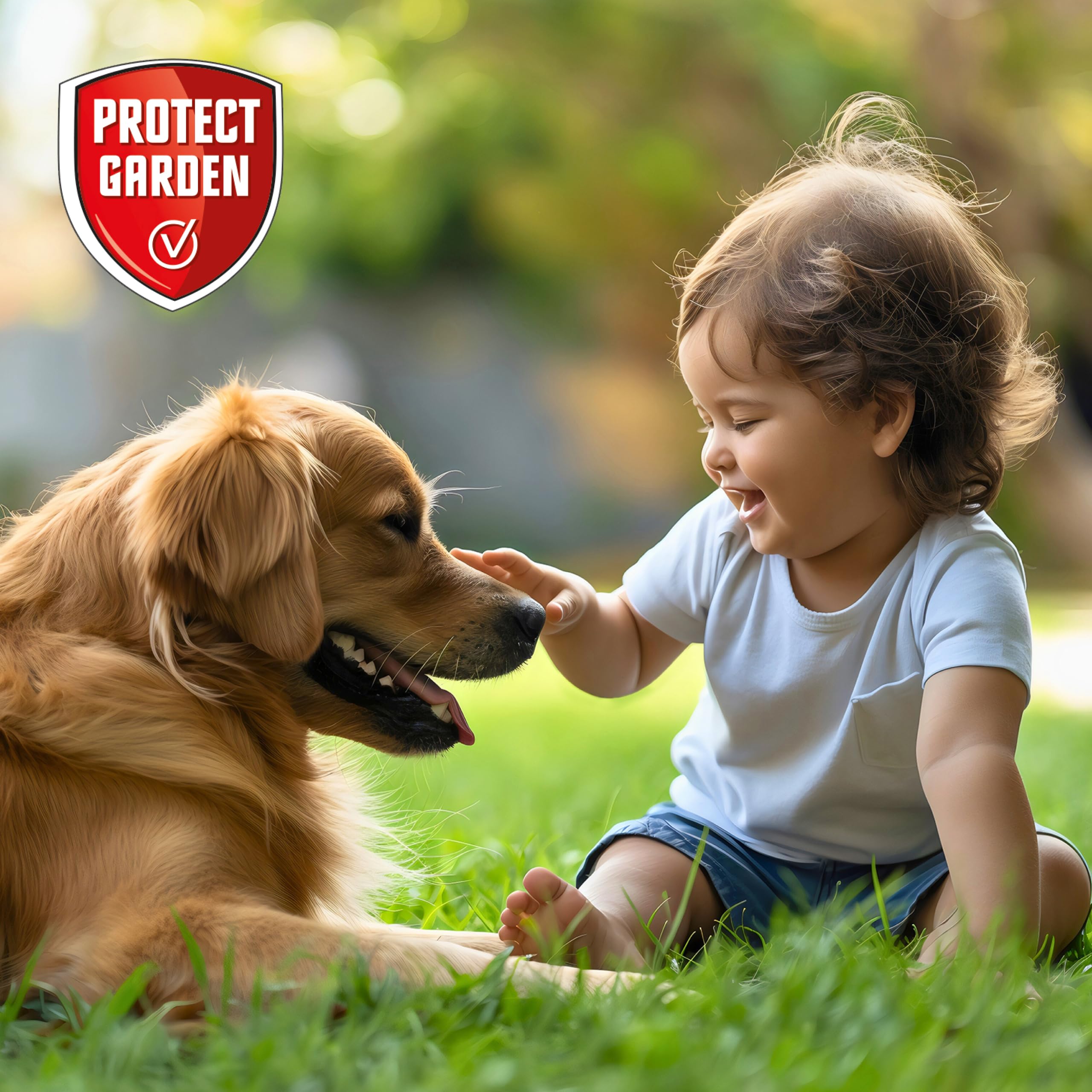 PROTECT GARDEN Universal-Rasenunkrautfrei Loredo Quattro Rasen-Unkrautvernichter gegen hartnäckige Unkräuter mit 4-fach Wirkung, 400 ml