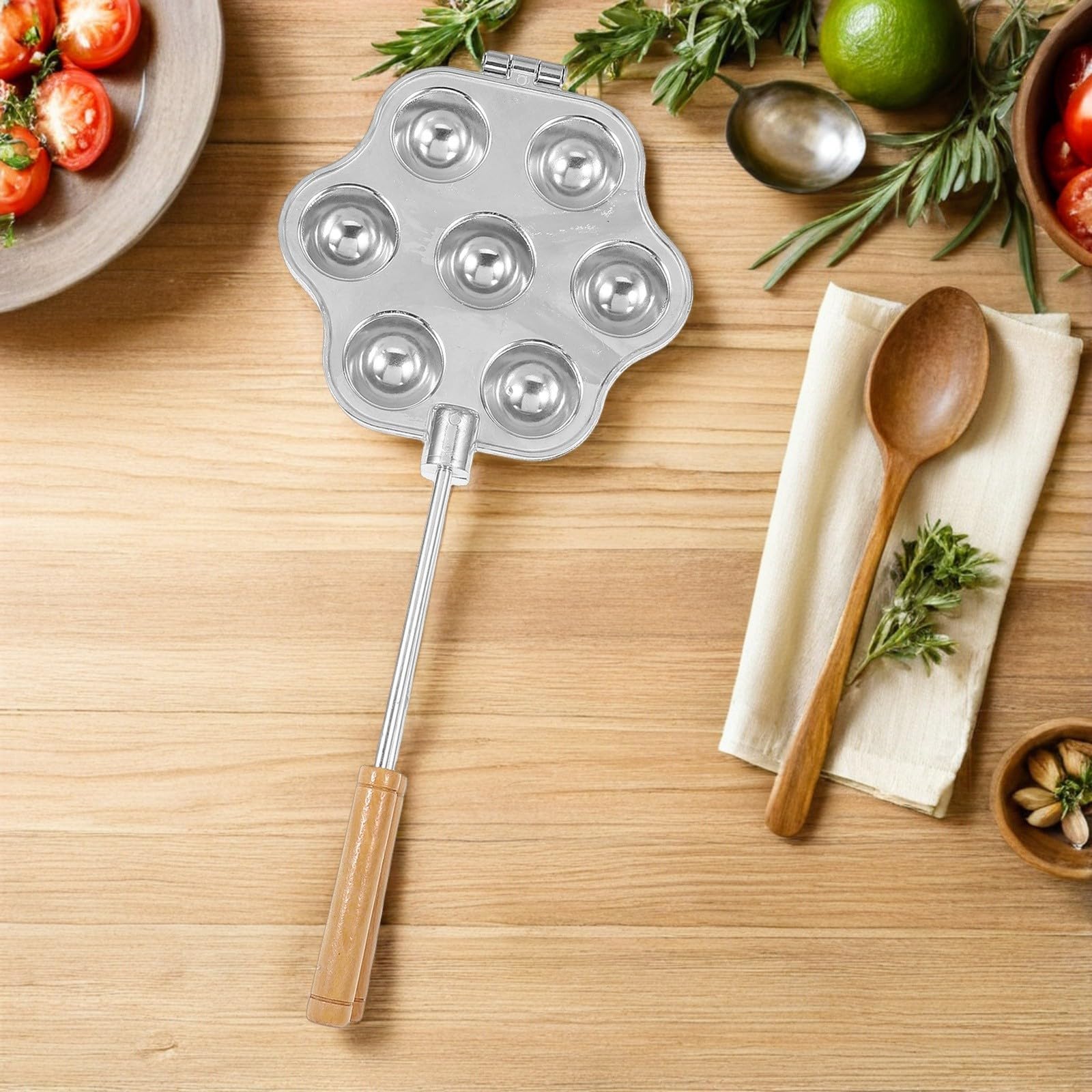 Moule à Tartelettes Fleur Plat en Aluminium, Lot de Cuisson Polyvalent