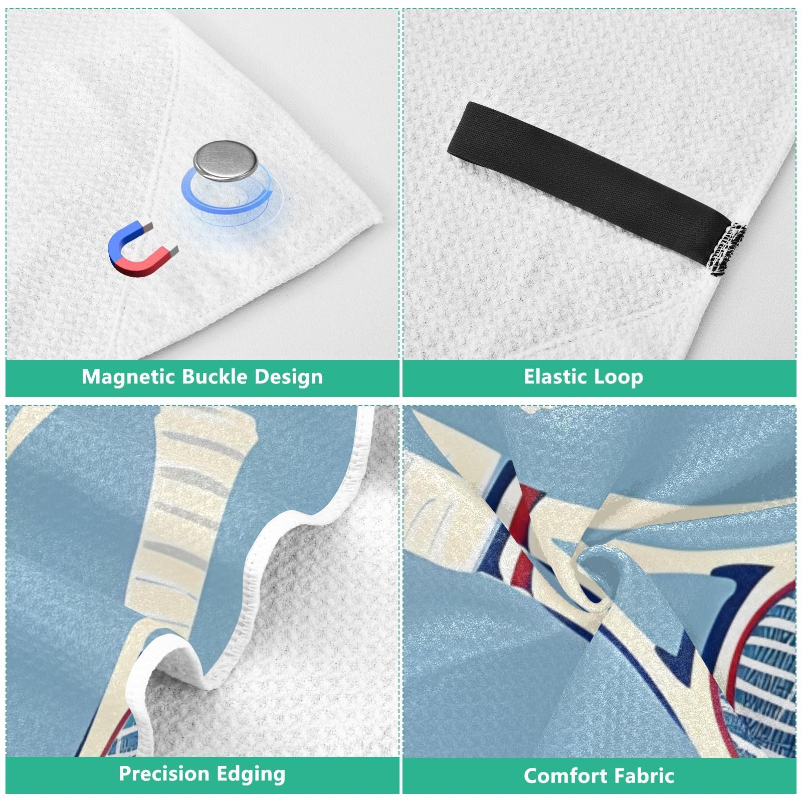 Grandes serviettes de plage avec sacs en maille pour adultes, serviette de bain avec fermeture magnétique, anti-sable, absorbante à séchage rapide, pour piscine, camping et voyage, 190 x 80 cm