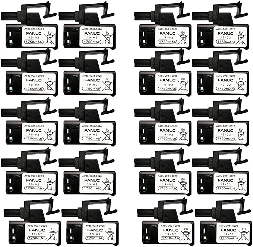 Miniatura 1 de Paquete de 20: batería A98L-0031-0026 de 3 V 1750 mAh PLC para FANUC CNC controlador de máquina, repuesto para FANUC A02B-0309-K102